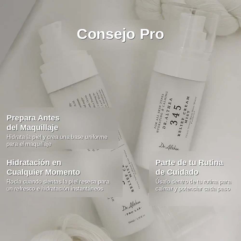 345 RELIEF CREAM MIST DE DR. ALTHEA (BRUMA PARA PARA HIDRATACI&Oacute;N Y CALMA)